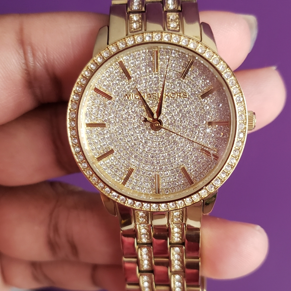 Gold Michael kors watch
